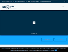 Tablet Screenshot of gdtlogistic.com